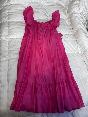 Ruffled Tie Back Dress